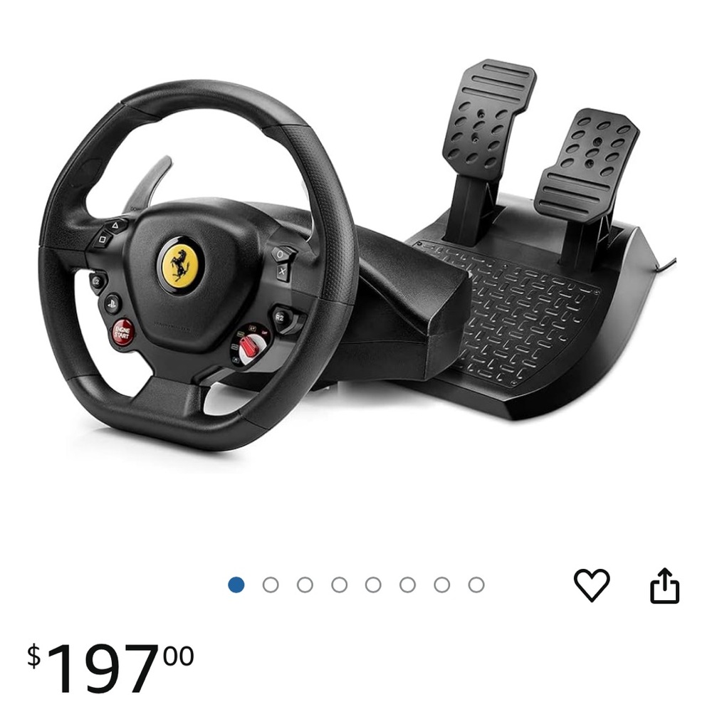 Ferrari Racing Steering Wheel - Picture 5 of 5